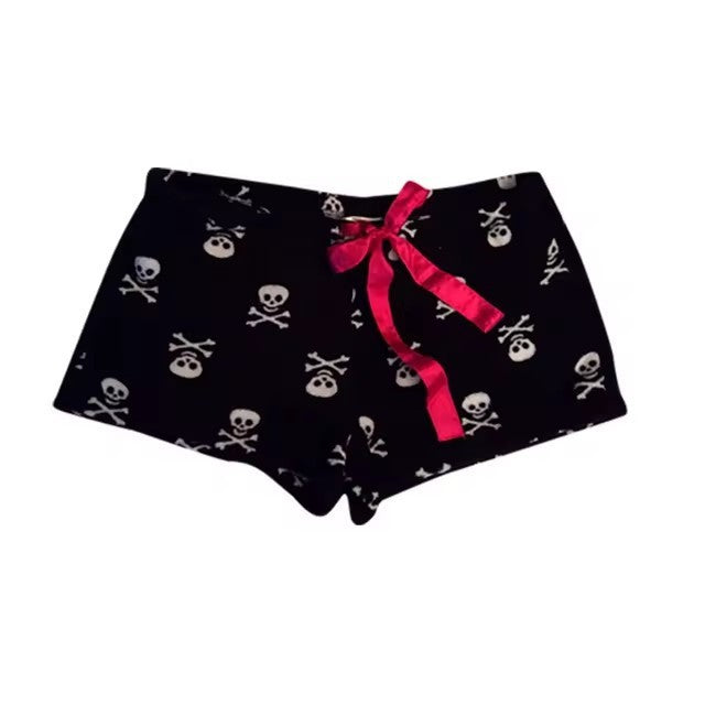 Skull Gothic Fashion Casual Shorts