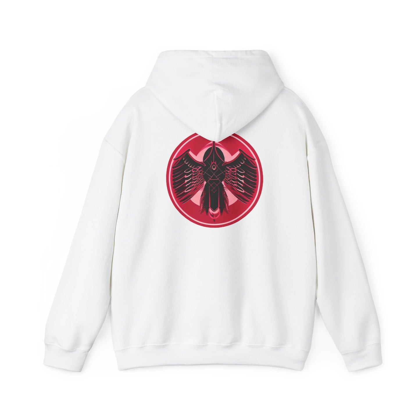 CatBat Dark Angel Gothic Hooded Sweatshirt with Winged Design, Cozy Unisex Hoodie for Casual Wear, Perfect Gift for Birthdays, Halloween, and More