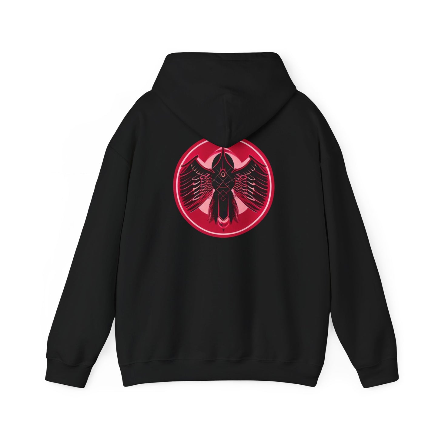 CatBat Dark Angel Gothic Hooded Sweatshirt with Winged Design, Cozy Unisex Hoodie for Casual Wear, Perfect Gift for Birthdays, Halloween, and More