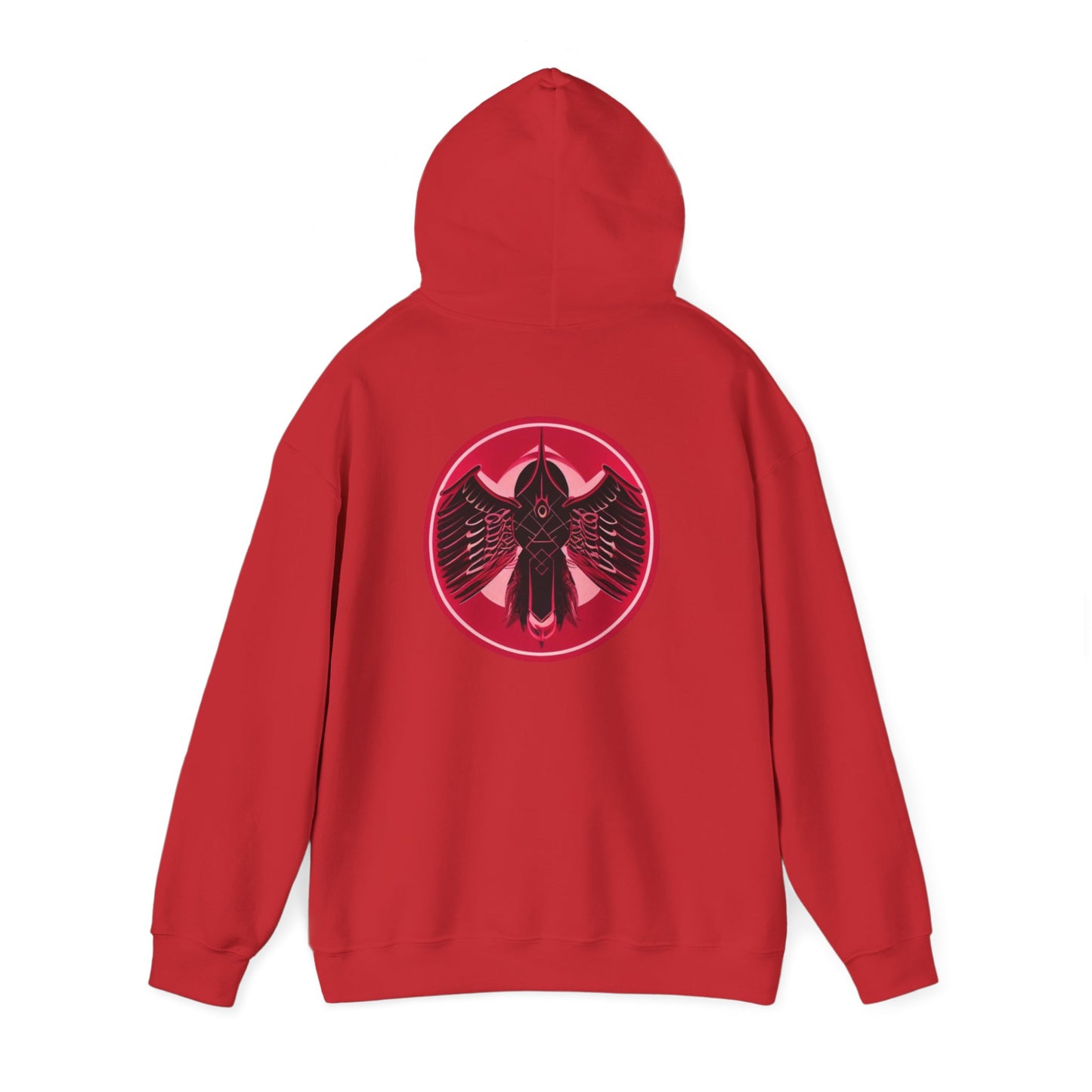 CatBat Dark Angel Gothic Hooded Sweatshirt with Winged Design, Cozy Unisex Hoodie for Casual Wear, Perfect Gift for Birthdays, Halloween, and More
