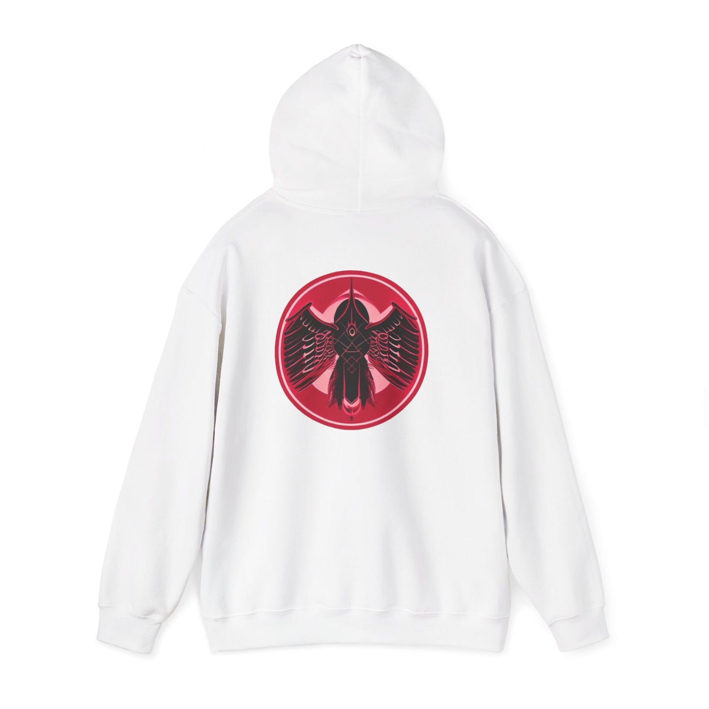 CatBat Dark Angel Gothic Hooded Sweatshirt with Winged Design, Cozy Unisex Hoodie for Casual Wear, Perfect Gift for Birthdays, Halloween, and More