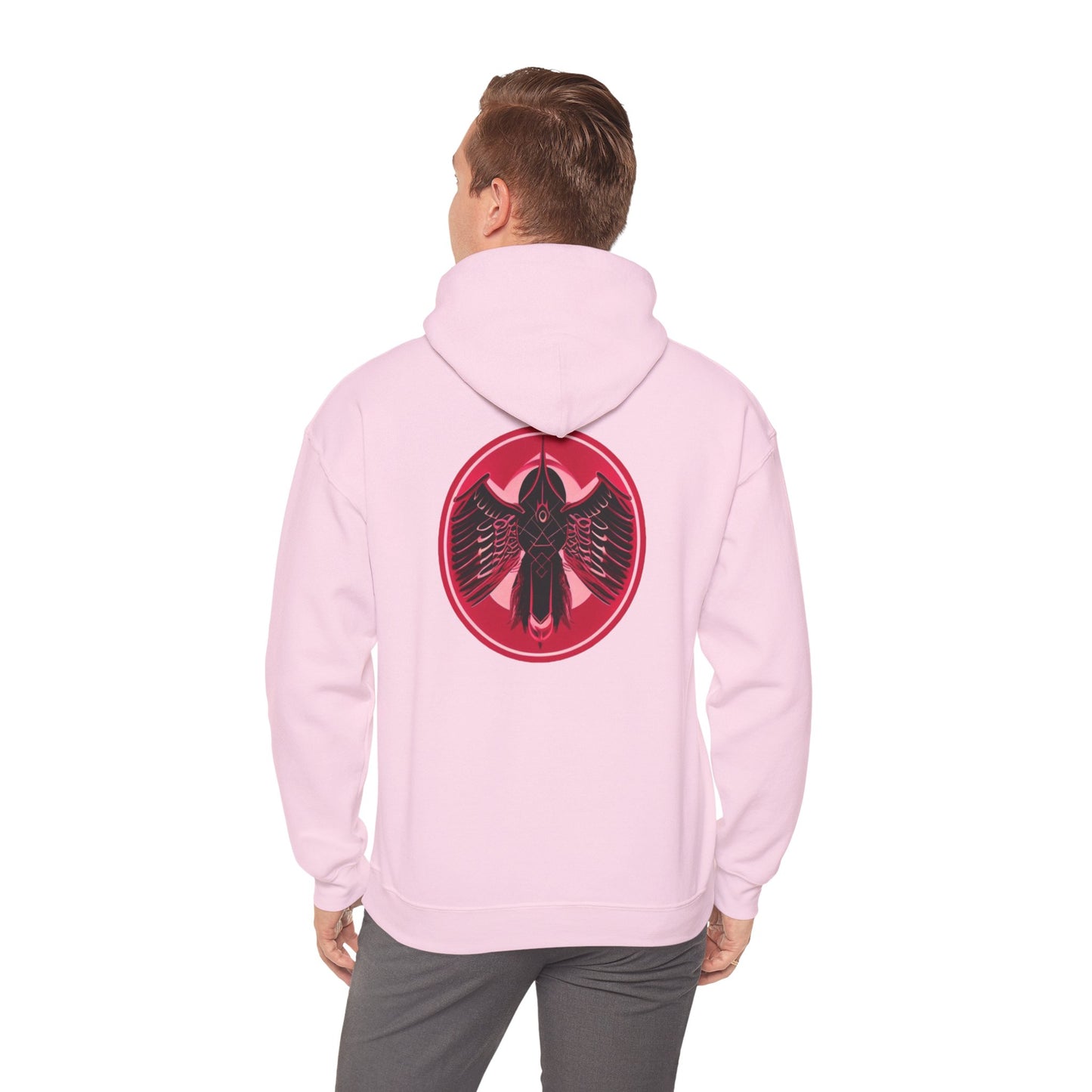 CatBat Dark Angel Gothic Hooded Sweatshirt with Winged Design, Cozy Unisex Hoodie for Casual Wear, Perfect Gift for Birthdays, Halloween, and More