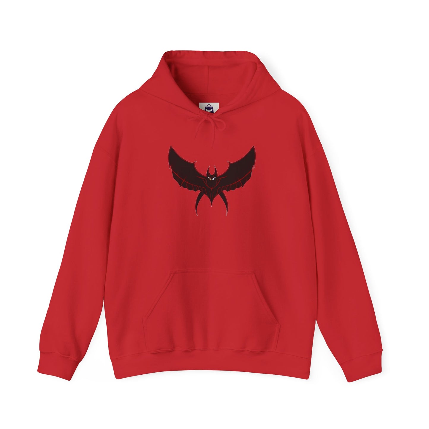 CatBat Dark Angel Gothic Hooded Sweatshirt with Winged Design, Cozy Unisex Hoodie for Casual Wear, Perfect Gift for Birthdays, Halloween, and More