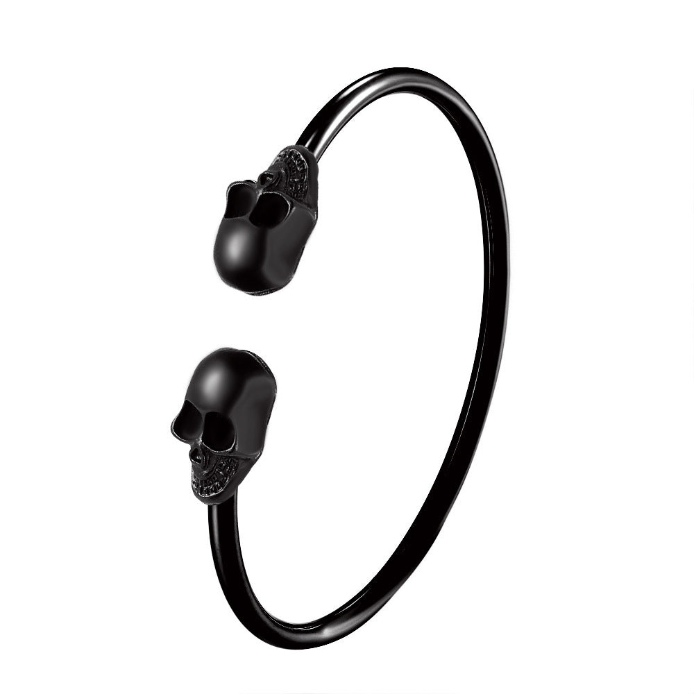 Retro Exaggerated Gothic Skull Bracelet