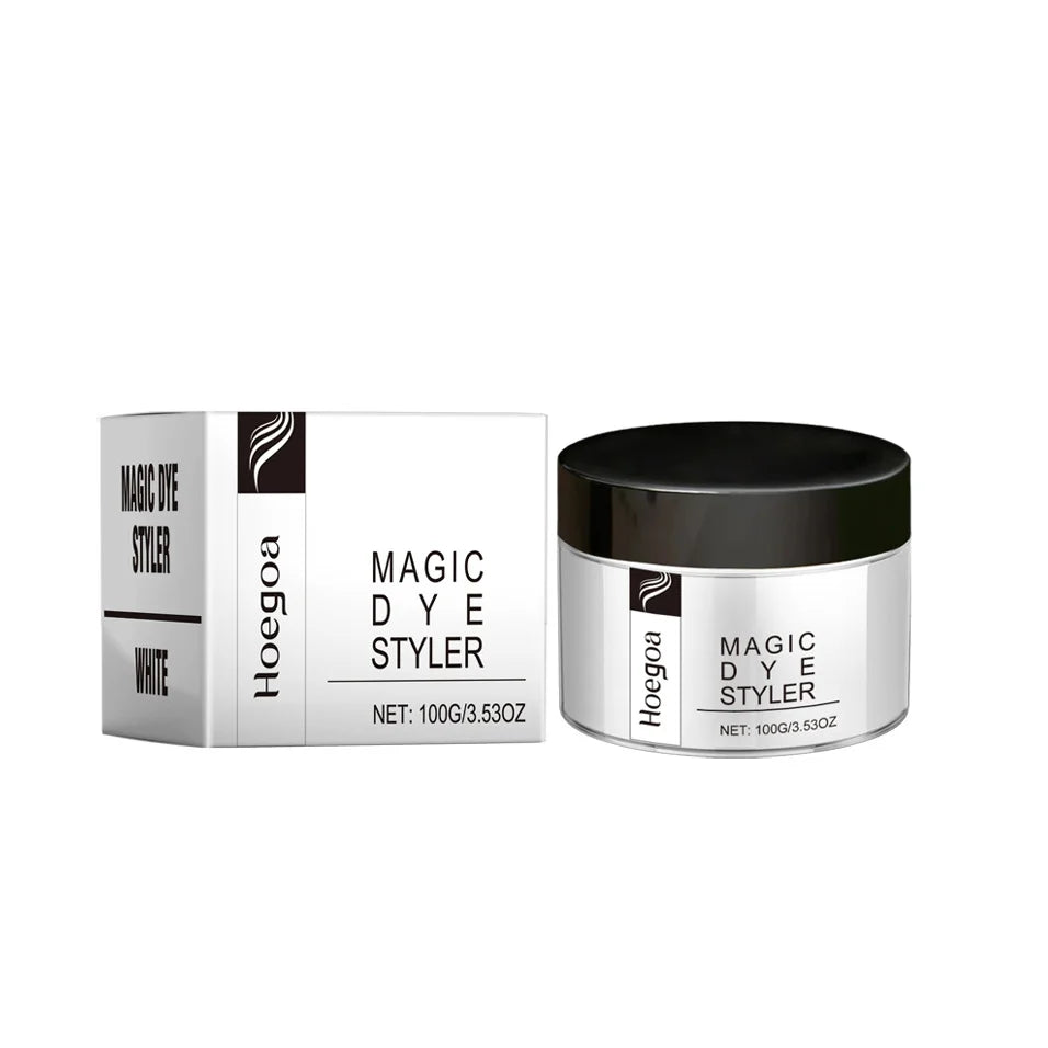 Hair Color Wax Dye Natural Matte Long-Lasting Cream