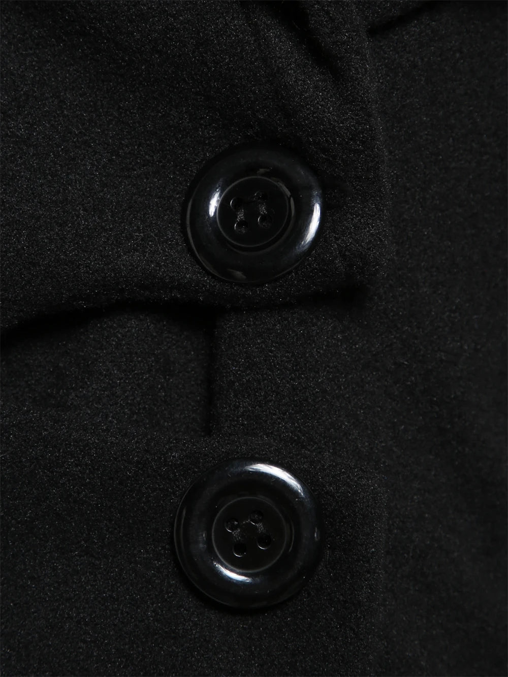 Goth Overcoat Trench Coat Long Slim Asymmetric Lapel Collar Button