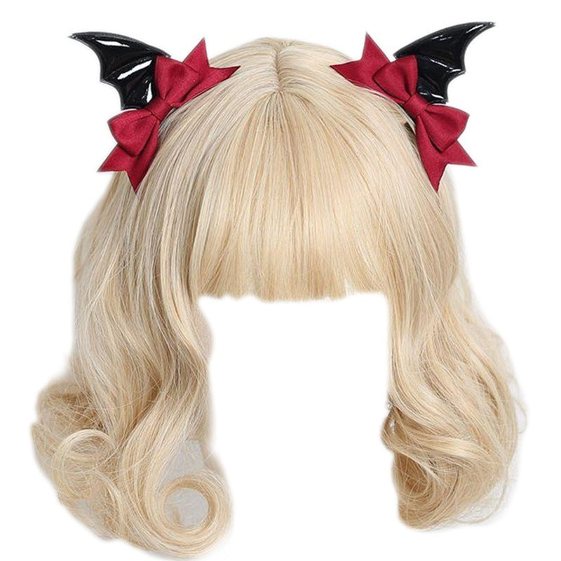 Dark Cute Devil Barrettes Gothic Style