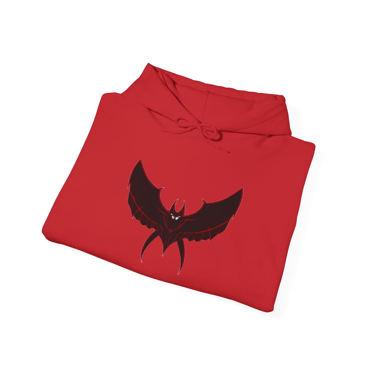 CatBat Dark Angel Gothic Hooded Sweatshirt with Winged Design, Cozy Unisex Hoodie for Casual Wear, Perfect Gift for Birthdays, Halloween, and More