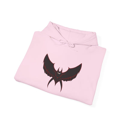 CatBat Dark Angel Gothic Hooded Sweatshirt with Winged Design, Cozy Unisex Hoodie for Casual Wear, Perfect Gift for Birthdays, Halloween, and More