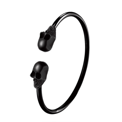 Retro Exaggerated Gothic Skull Bracelet