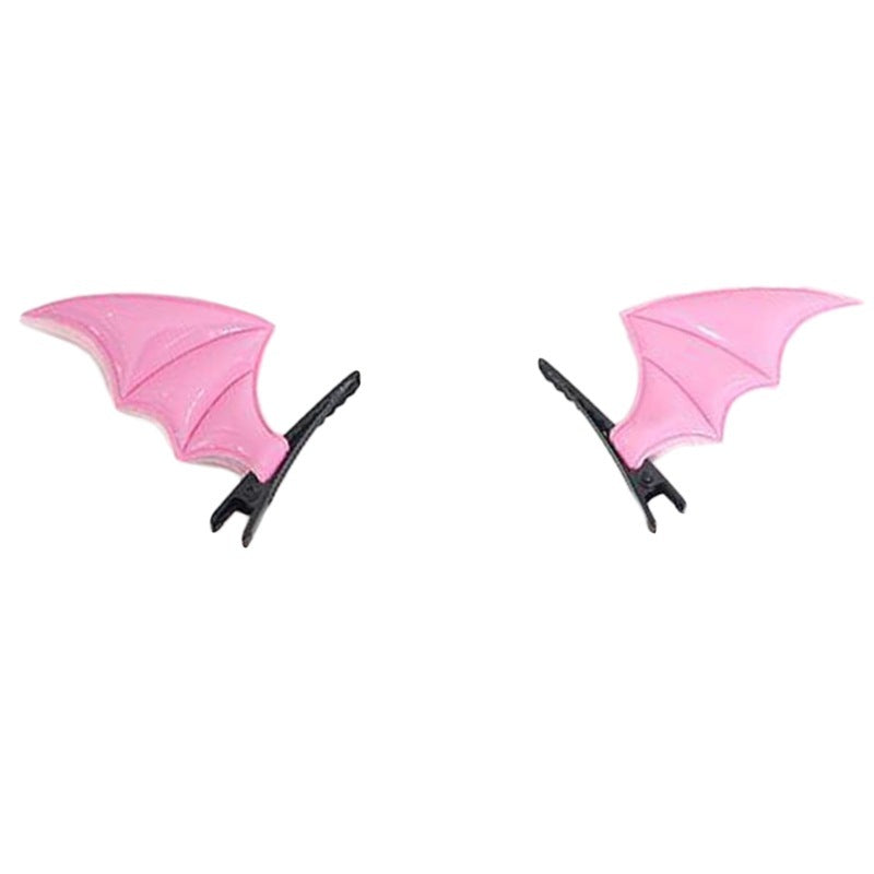 Dark Cute Devil Barrettes Gothic Style