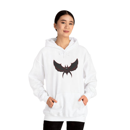 CatBat Dark Angel Gothic Hooded Sweatshirt with Winged Design, Cozy Unisex Hoodie for Casual Wear, Perfect Gift for Birthdays, Halloween, and More