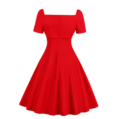 New Gothic Lace Lace Up  Women's Vintage Dress