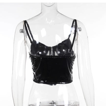 Women's Gothic Punk Chain Short Cardigan