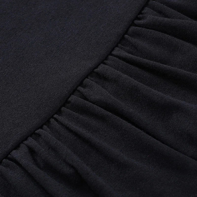 AltGoth Y2k Gothic Cake Skirt Women Dark Punk Streetwear Bandage High Waist Skirt Harajuku Grunge Emo Alternative Clubwear Skirt