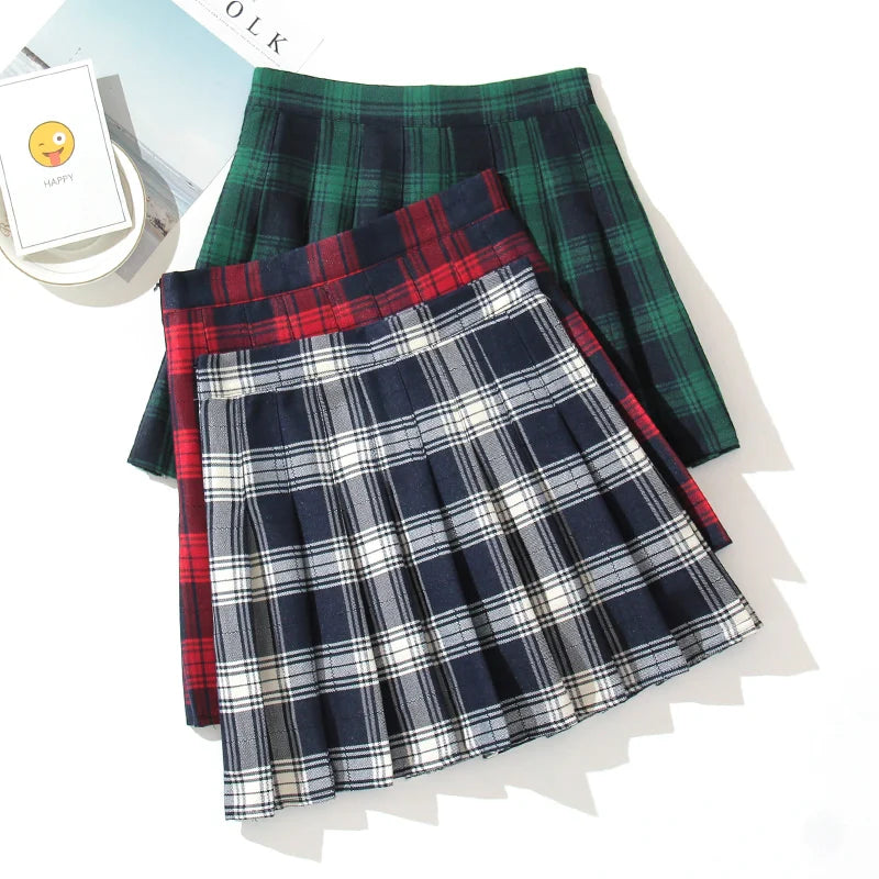 Pleated Skirt Plaid/Tartan