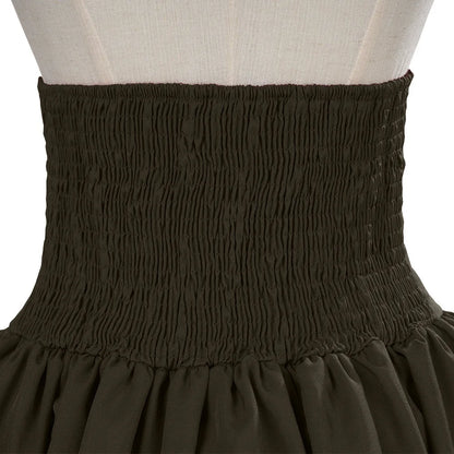 Victorian Period Skirt Girls Black Gothic Style Multi-layer Cake Half Dress Princess Cosplay Banquet Lolita