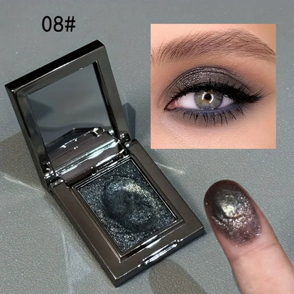 Monochrome Eye Shadow, Flashing, Brightening, Long-Lasting Color, Waterproof and Sweat-Proof, Natural Cosmetics
