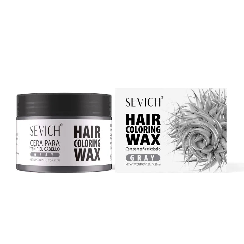 Hair Color Wax Temporary Long Lasting Mud Styling 10 Color Coloring Cream