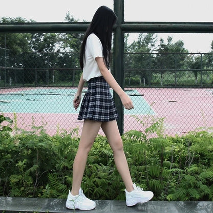 Pleated Skirt Plaid/Tartan