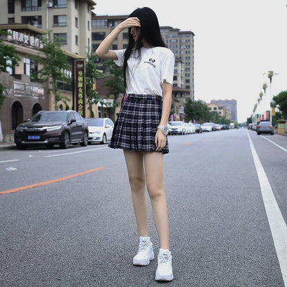 Pleated Skirt Plaid/Tartan