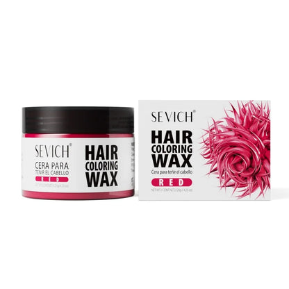 Hair Color Wax Temporary Long Lasting Mud Styling 10 Color Coloring Cream