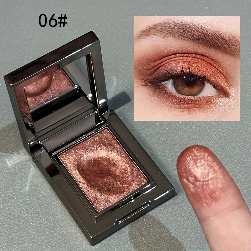 Monochrome Eye Shadow, Flashing, Brightening, Long-Lasting Color, Waterproof and Sweat-Proof, Natural Cosmetics