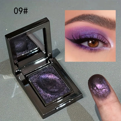 Monochrome Eye Shadow, Flashing, Brightening, Long-Lasting Color, Waterproof and Sweat-Proof, Natural Cosmetics