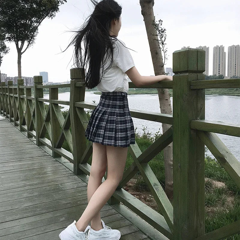 Pleated Skirt Plaid/Tartan