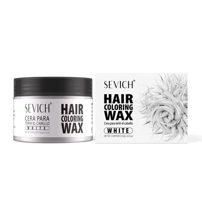 Hair Color Wax Temporary Long Lasting Mud Styling 10 Color Coloring Cream