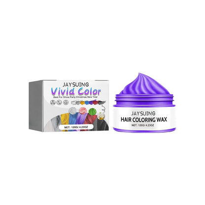 Hair Color Wax Temporary Instant Gray Root Coverage Non-damaging Hair Dye Cream