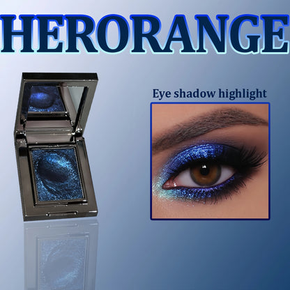 Monochrome Eye Shadow, Flashing, Brightening, Long-Lasting Color, Waterproof and Sweat-Proof, Natural Cosmetics