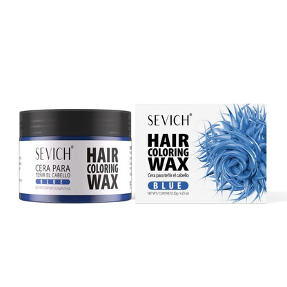 Hair Color Wax Temporary Long Lasting Mud Styling 10 Color Coloring Cream