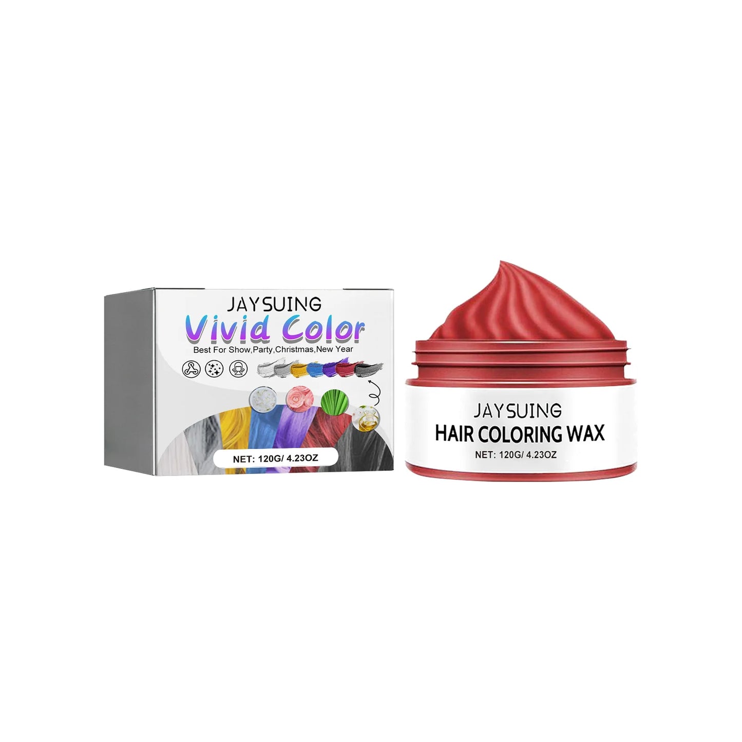 Hair Color Wax Temporary Instant Gray Root Coverage Non-damaging Hair Dye Cream