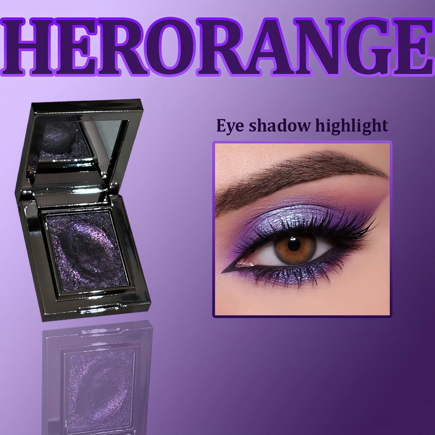 Monochrome Eye Shadow, Flashing, Brightening, Long-Lasting Color, Waterproof and Sweat-Proof, Natural Cosmetics