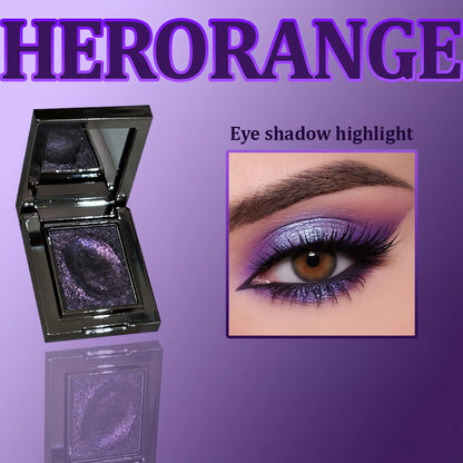 Monochrome Eye Shadow, Flashing, Brightening, Long-Lasting Color, Waterproof and Sweat-Proof, Natural Cosmetics