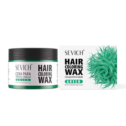 Hair Color Wax Temporary Long Lasting Mud Styling 10 Color Coloring Cream