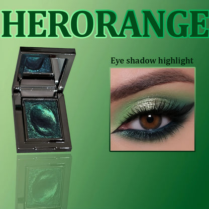 Monochrome Eye Shadow, Flashing, Brightening, Long-Lasting Color, Waterproof and Sweat-Proof, Natural Cosmetics