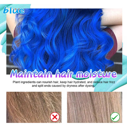 Hair Color Wax Temporary Instant Gray Root Coverage Non-damaging Hair Dye Cream