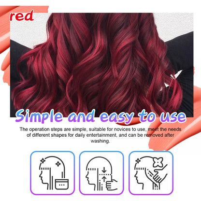 Hair Color Wax Temporary Instant Gray Root Coverage Non-damaging Hair Dye Cream