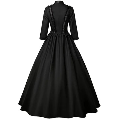 Victorian Skirt Renaissance Dress Queen Masquerade Costume Halloween Costumes for Women Haikyuu