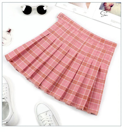 Pleated Skirt Plaid/Tartan
