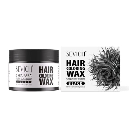 Hair Color Wax Temporary Long Lasting Mud Styling 10 Color Coloring Cream