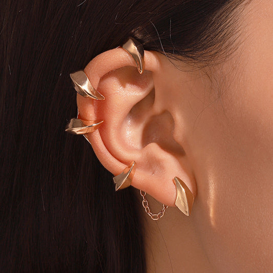 Women's Fashion Gothic Demon Minions Ear Hanging
