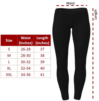 Trendy Gothic Print Athletic Leggings for Women